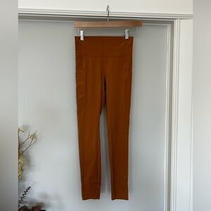 REI Take Your Time 7/8 Leggings, Rustic Gold, size S
